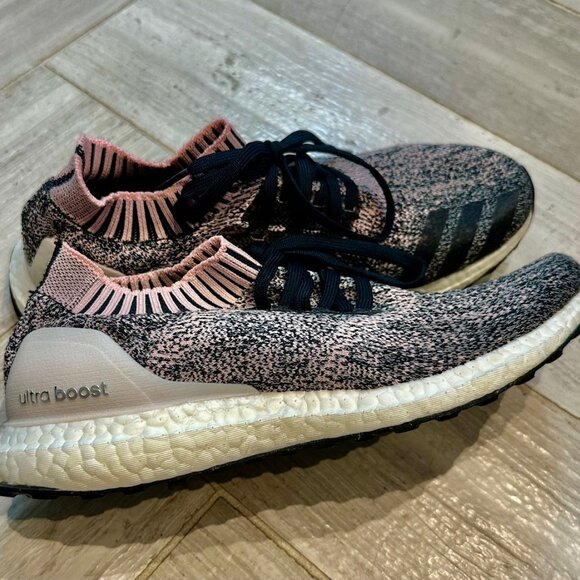 Adidas Ultraboost Uncaged "Pink Carbon" sneakers Size 9 - Picture 1 of 6